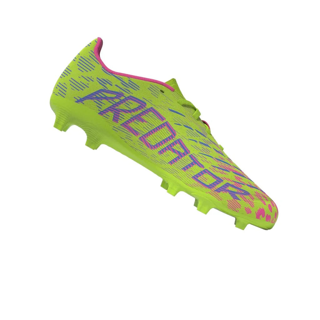 adidas Predator League Firm Multi Ground Boots Junior Lemon Blue