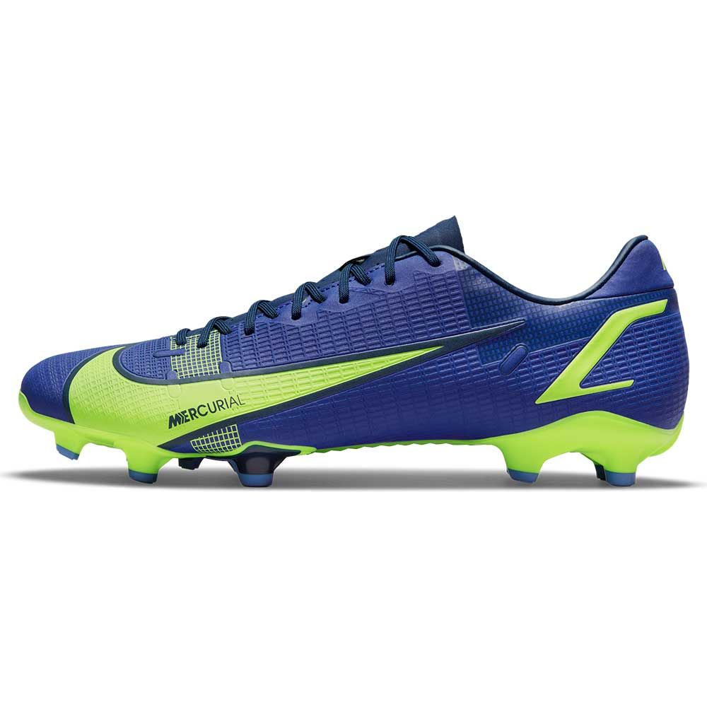 Nike Mercurial Vapor 14 Academy FG MG Multi Ground Soccer Cleats Lapis Volt Blue Void