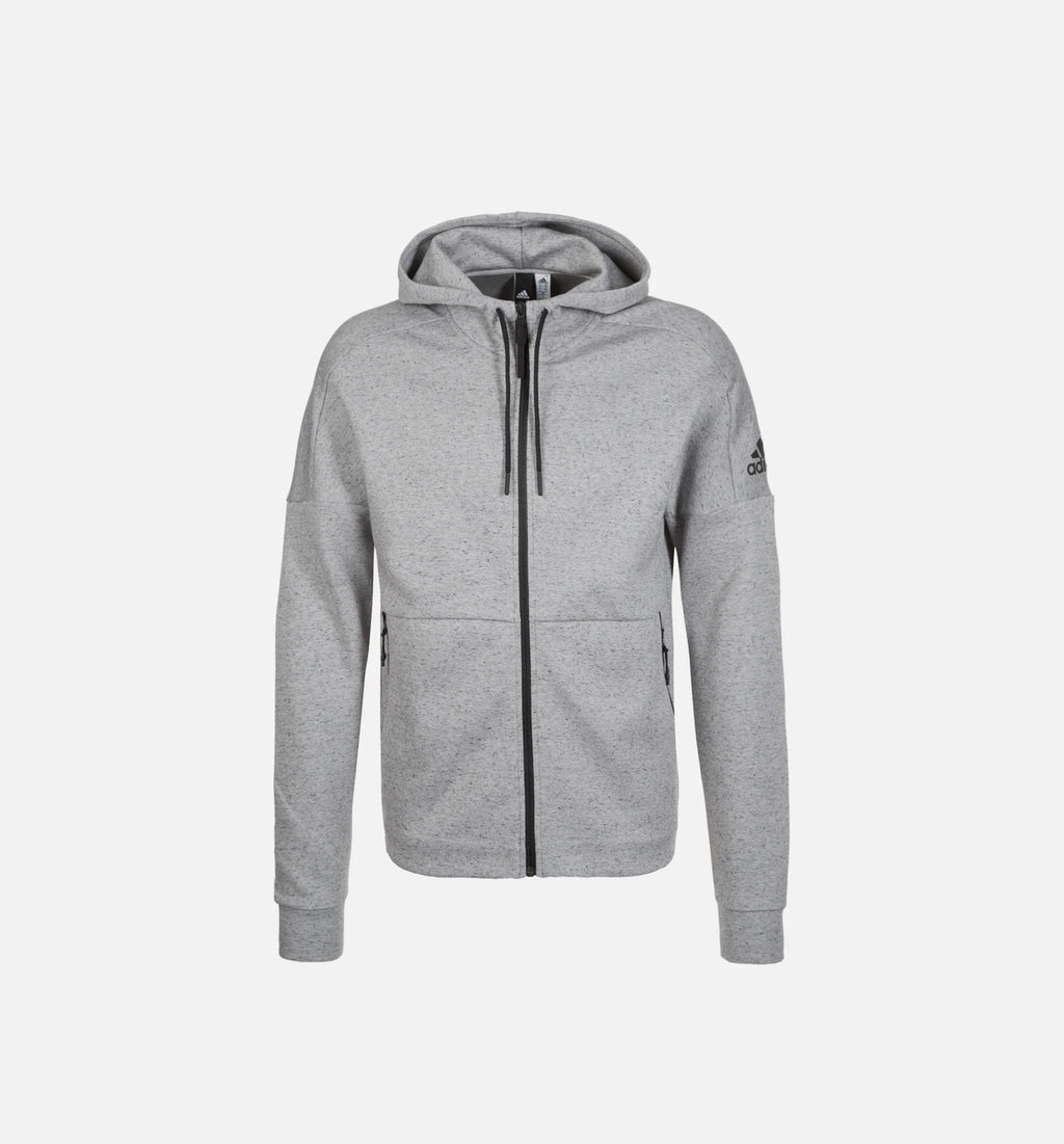 ID Stadium Jacket Mens Heather Grey
