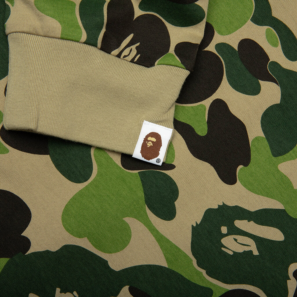 ABC Camo College L S Tee Green