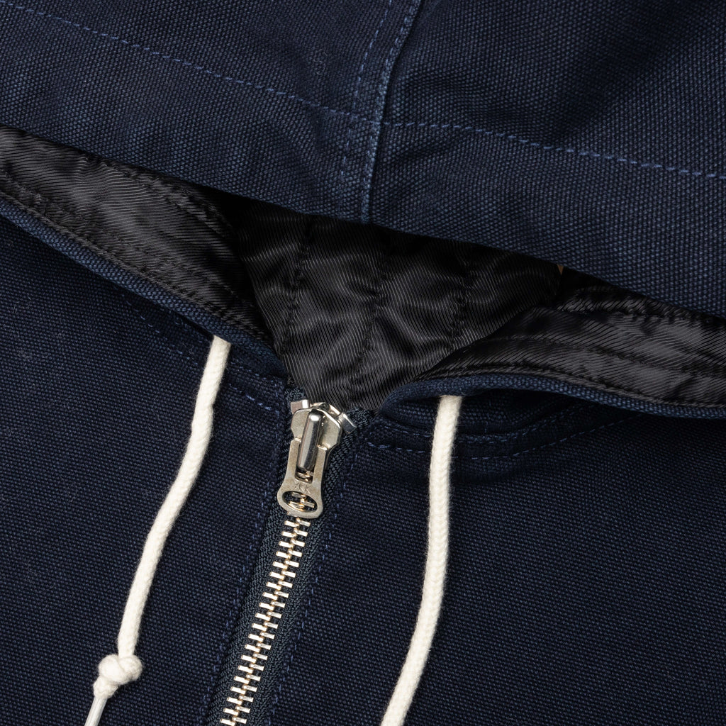 Work Jacket Insulated Canvas Navy