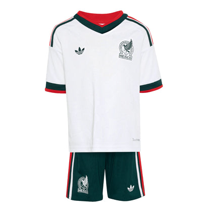 adidas Mexico Away Soccer Mini Set 2026 White