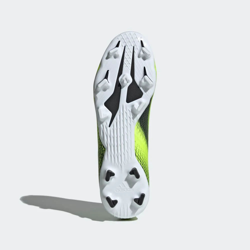 adidas X Ghosted 3 FG Firm Ground Soccer Cleats Bright Yellow Black White