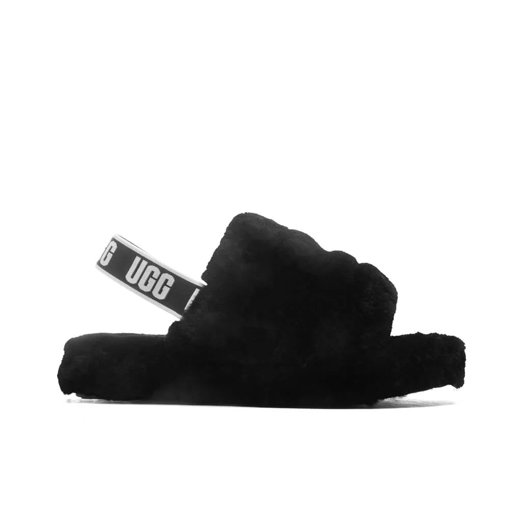 Kids Fluff Yeah Slide Black