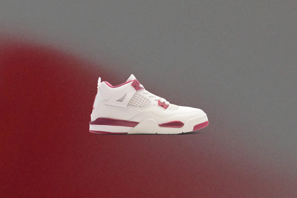 Air Jordan 4 Retro Valentines Day PS Pale Ivory Sierra Red