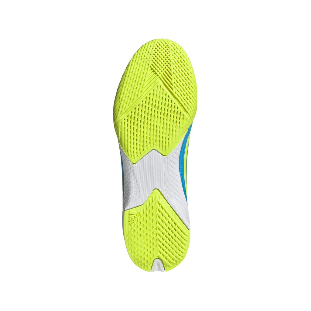 adidas F50 League IN Indoor Youth Soccer Shoes Blue Yellow Aqua