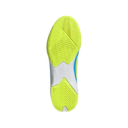 adidas F50 League IN Indoor Youth Soccer Shoes Blue Yellow Aqua
