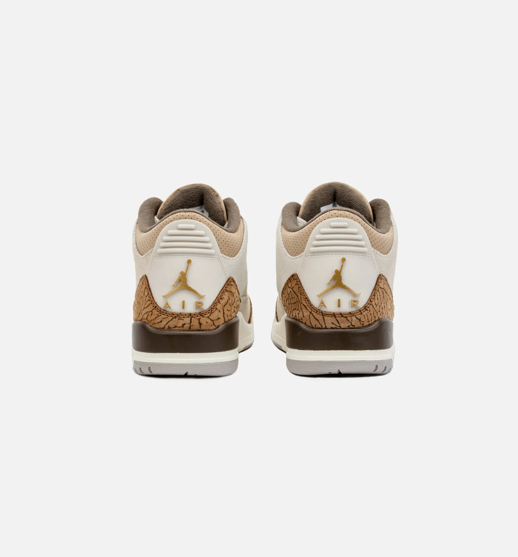 Air Jordan 3 Retro Palomino Mens Lifestyle Shoe Light Orewood Brown Palomino