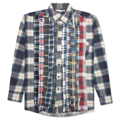 Ribbon Flannel Shirt Assorted