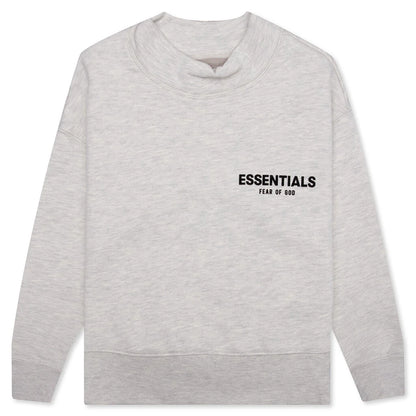 Kids Core Mockneck Light Oatmeal