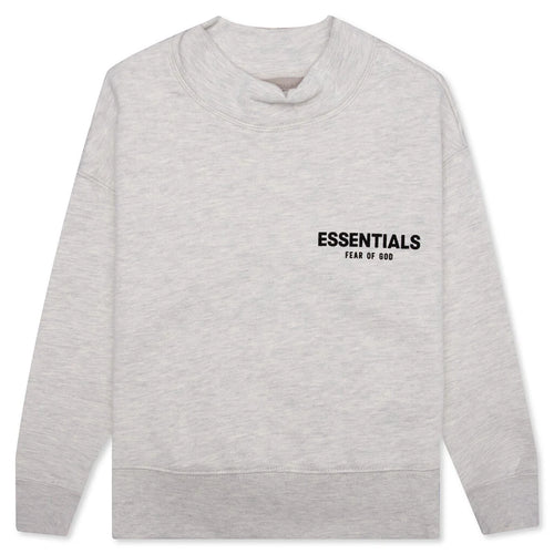 Kids Core Mockneck Light Oatmeal