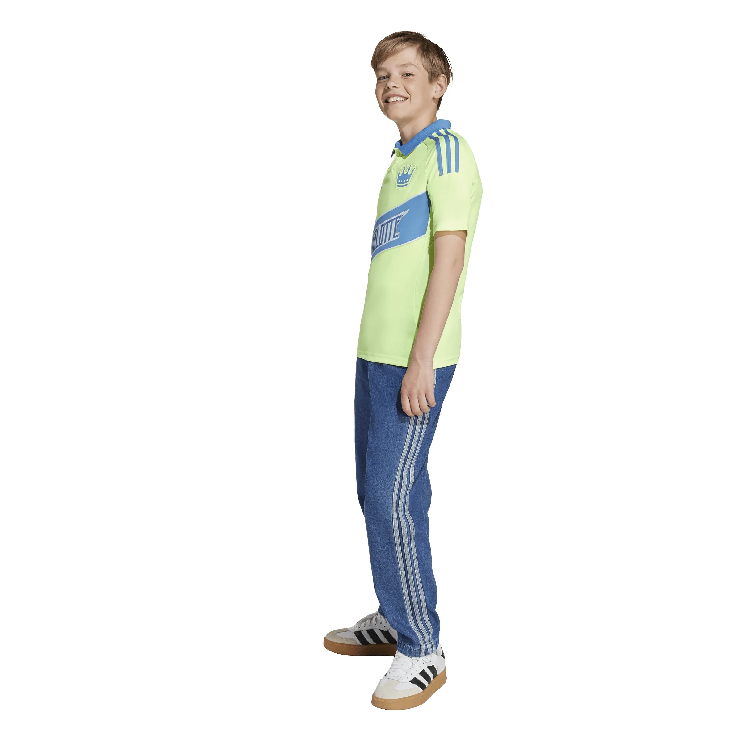 adidas Kids Charlotte FC Third Soccer Jersey 25 26 Yellow