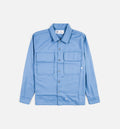 Twill Work Mens Long Sleeve Shirt Blue