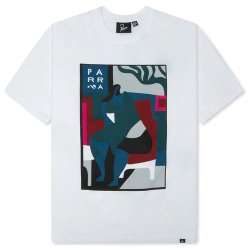 Leaving Now T Shirt White