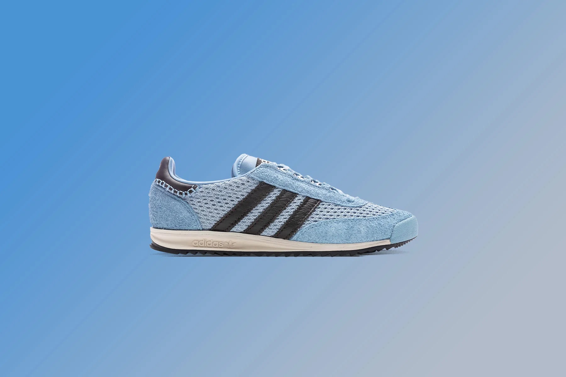 Wales Bonner x Adidas SL76 Ash Blue Core Black