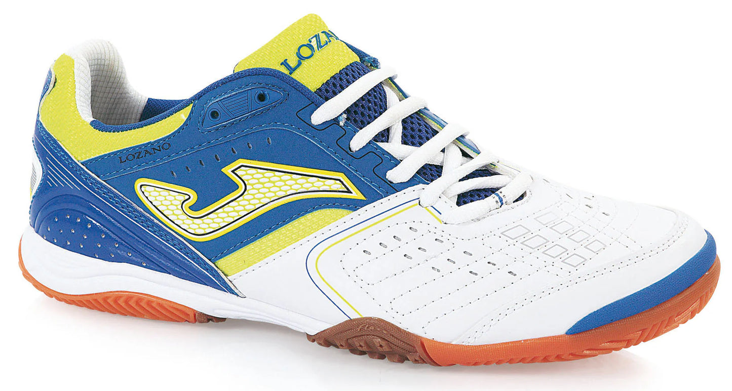 Joma Lozano 302 Indoor Soccer Shoes White Royal