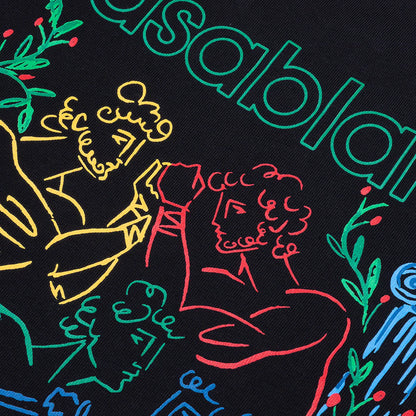 Pentathlon Screen Printed T Shirt Black