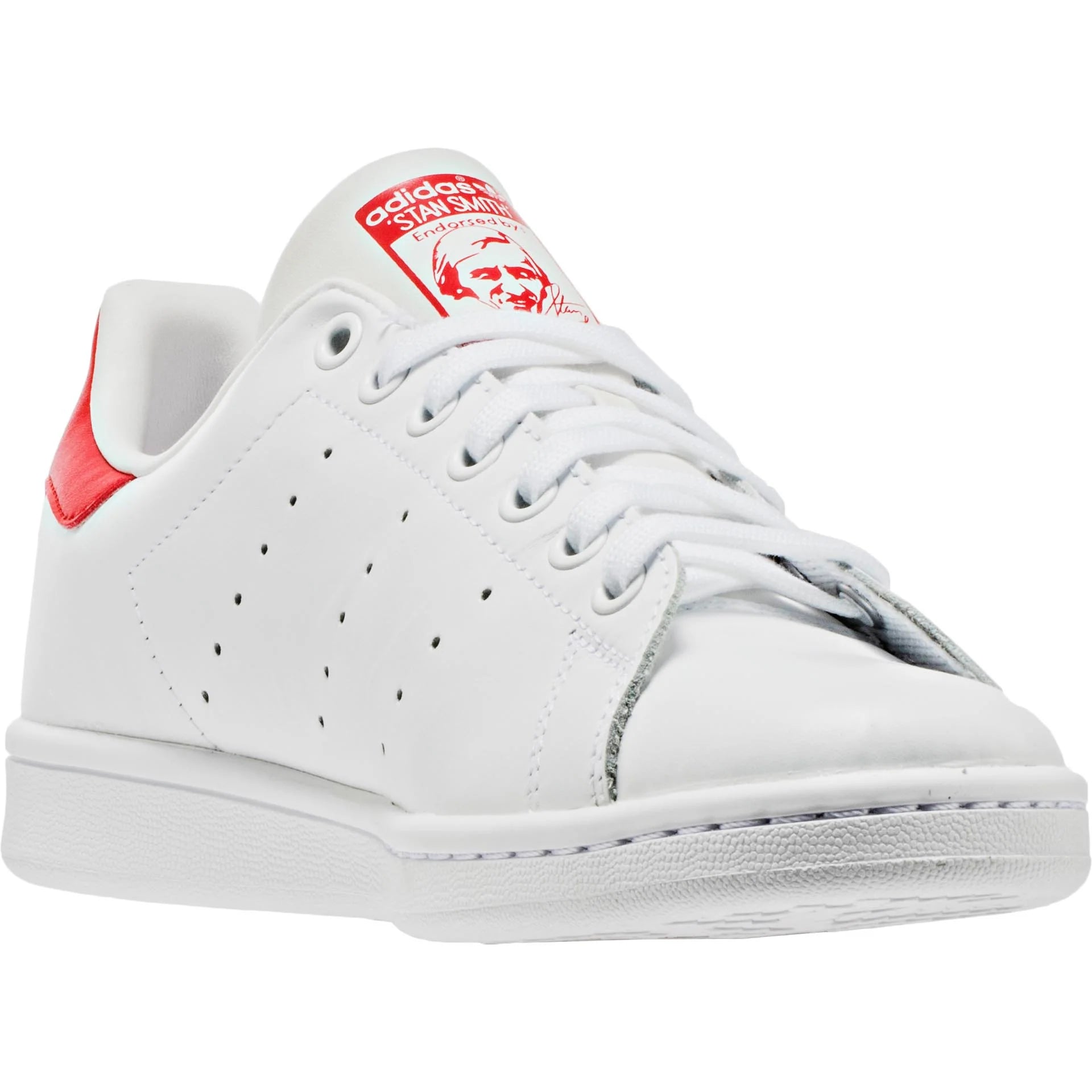 Stan Smith Mens Running White Red