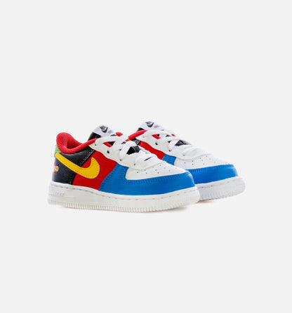 Air Force 1 UNO Infant Toddler Lifestyle Shoe Black Red Multi Free Shipping