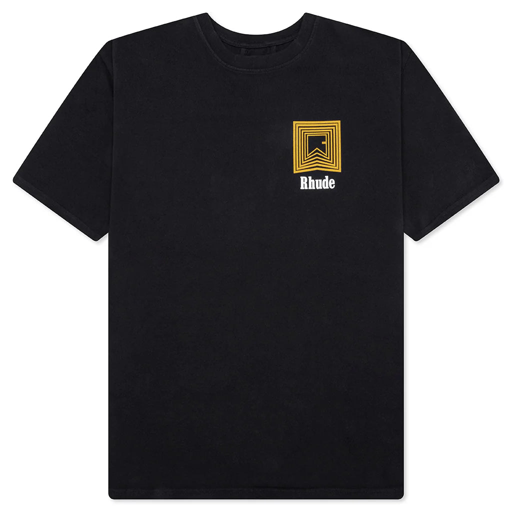 Chevron Logo Repeat Tee Vintage Black