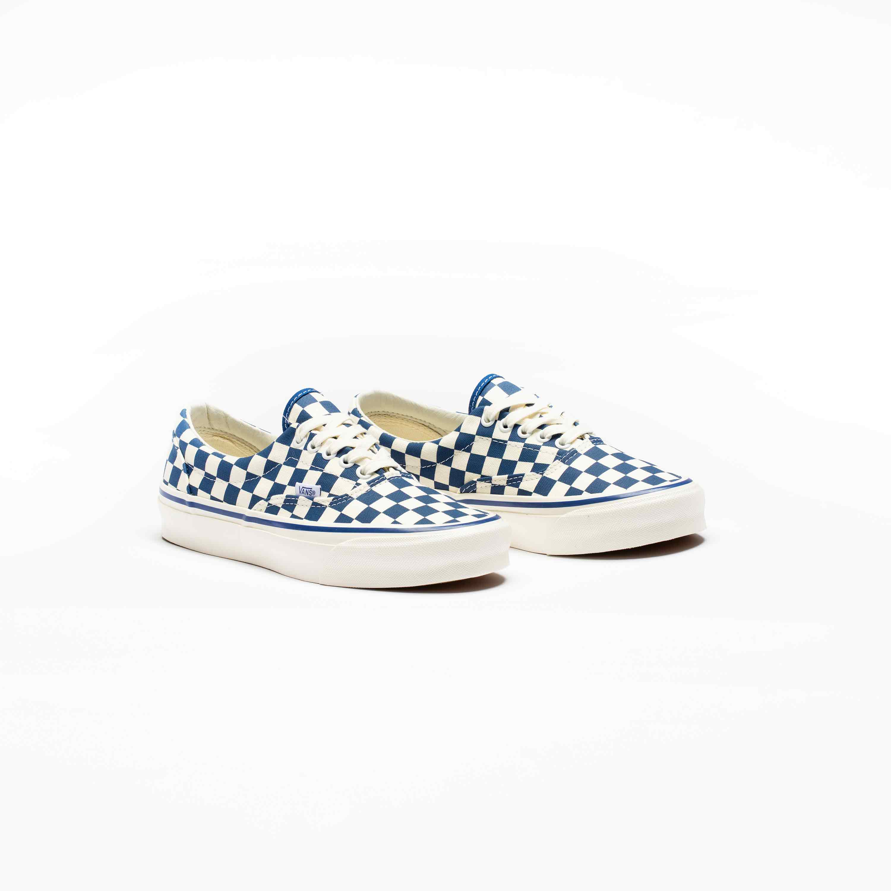 Vault OG Era LX Checkerboard Mens Lifestyle Shoe Blue White