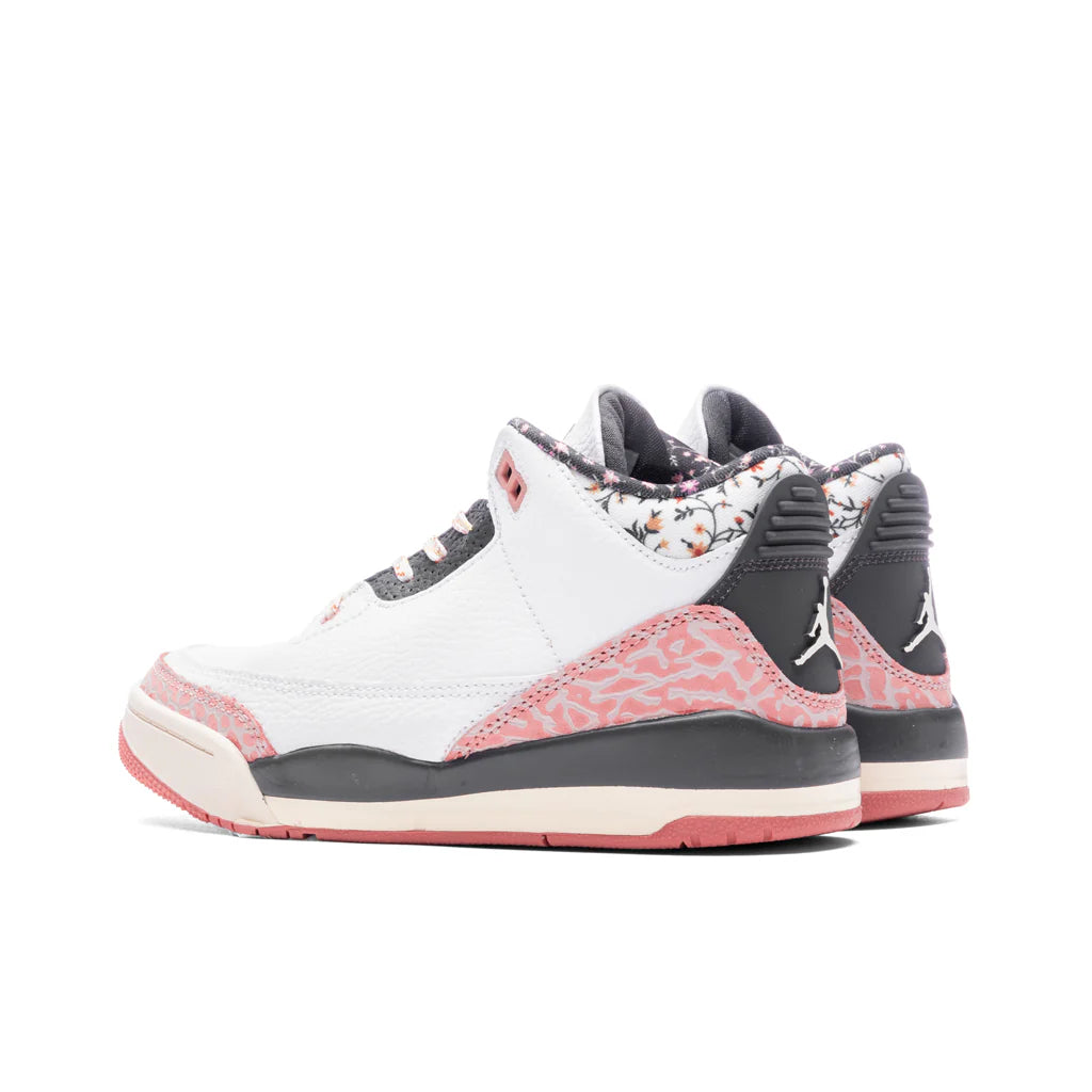 Jordan 3 Retro PS Vintage Floral White Anthracite Red Stardust