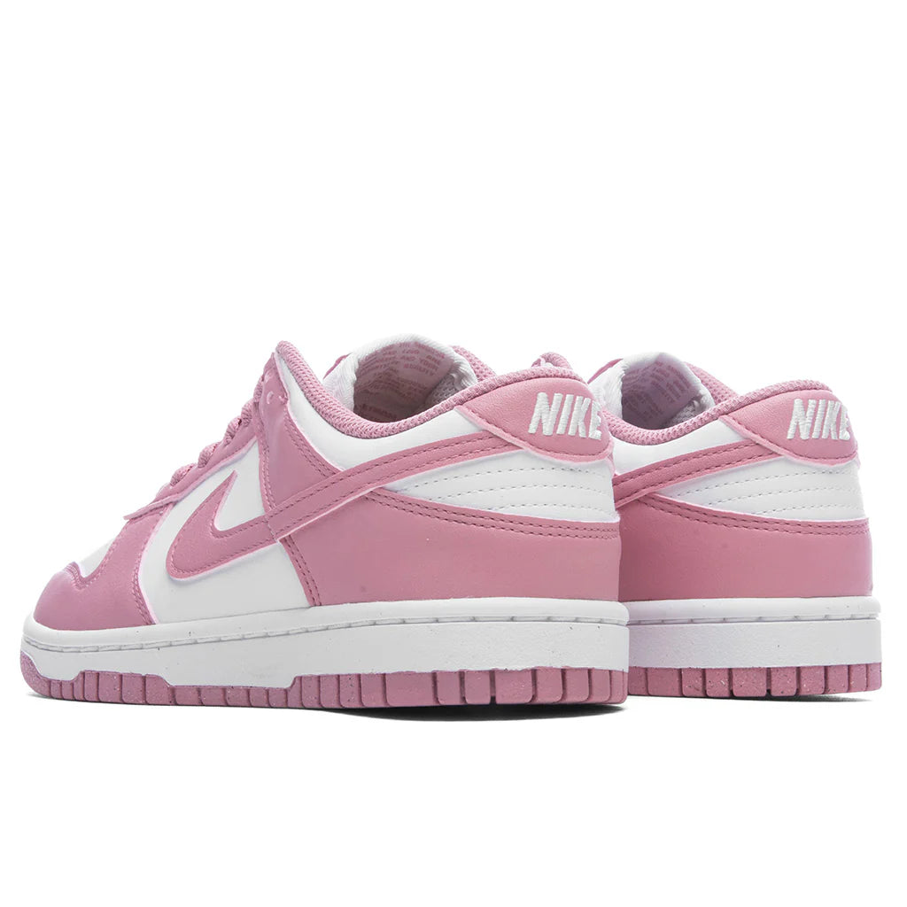 Womens Dunk Low White Elemental Pink