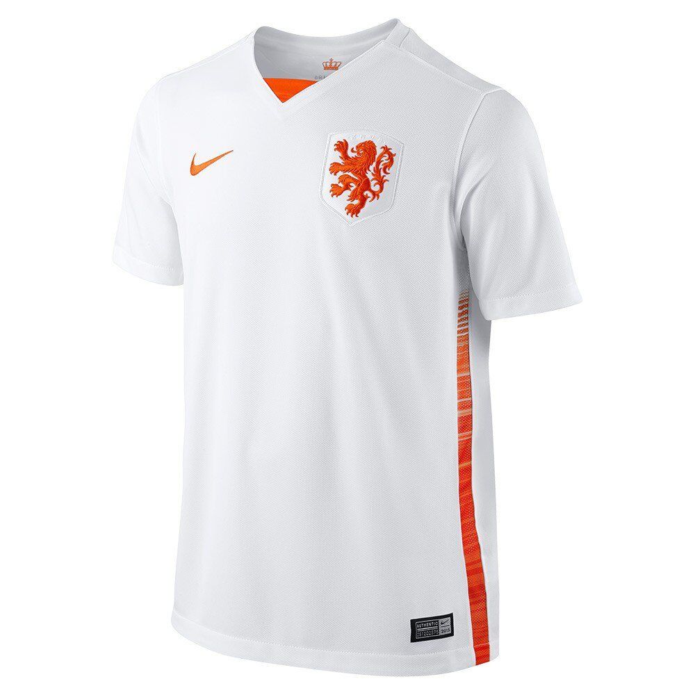 Nike Netherlands Away Stadium Youth Jersey 15 White