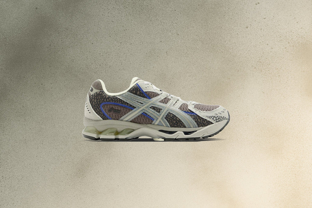 ASICS x Eighteen East Gel Nimbus 101 Canteen Abbey Stone