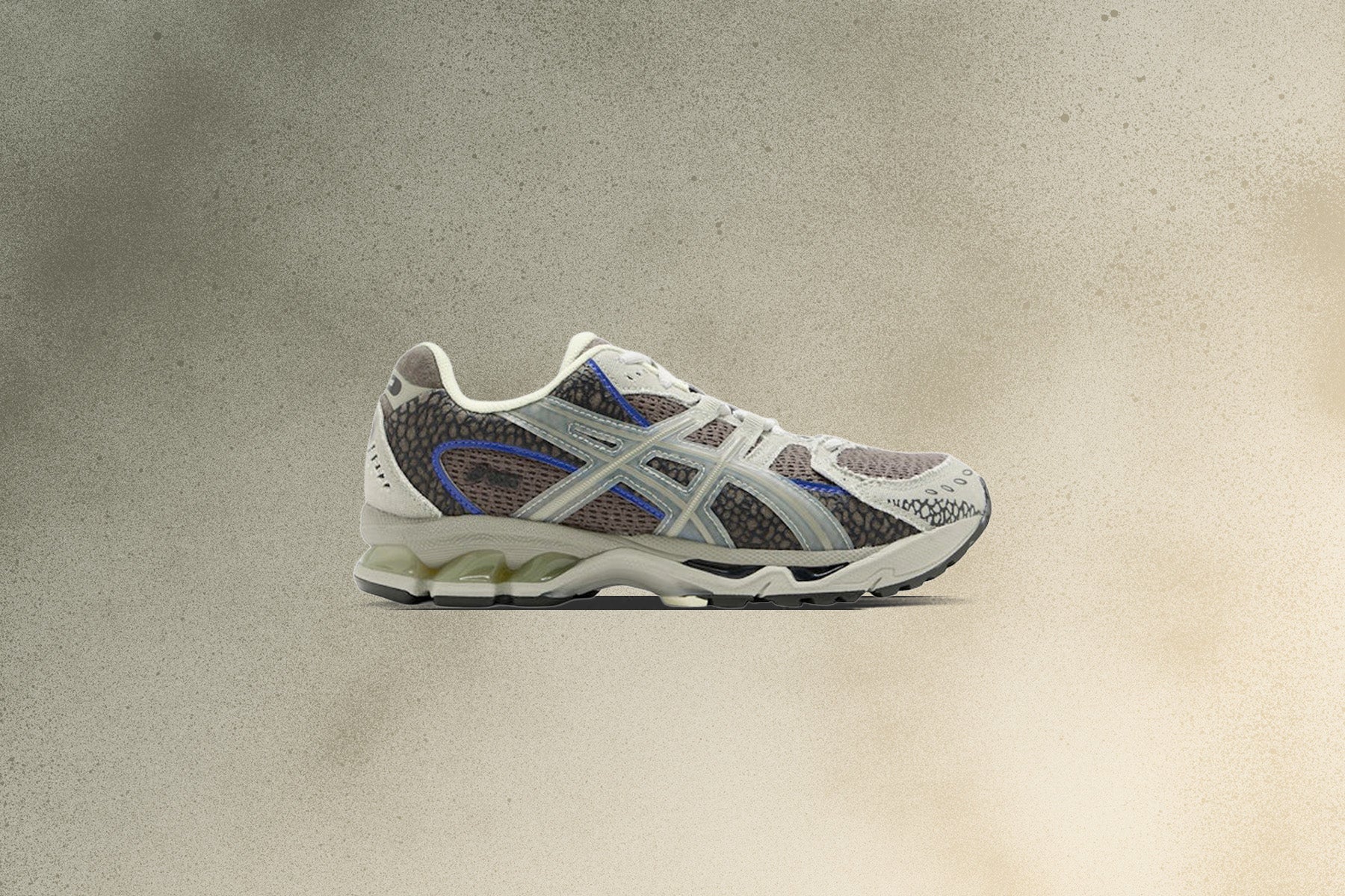 ASICS x Eighteen East Gel Nimbus 101 Canteen Abbey Stone