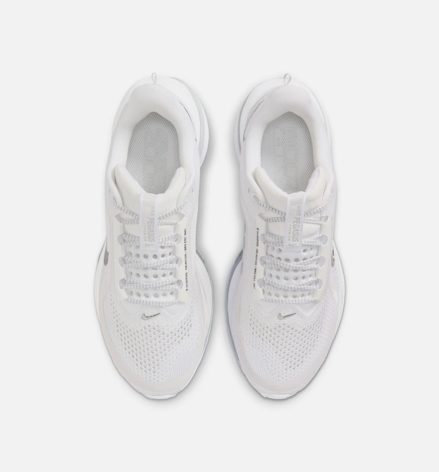 Pegasus Premium Womens Lifestyle Shoe White Metallic Silver Metallic Silver