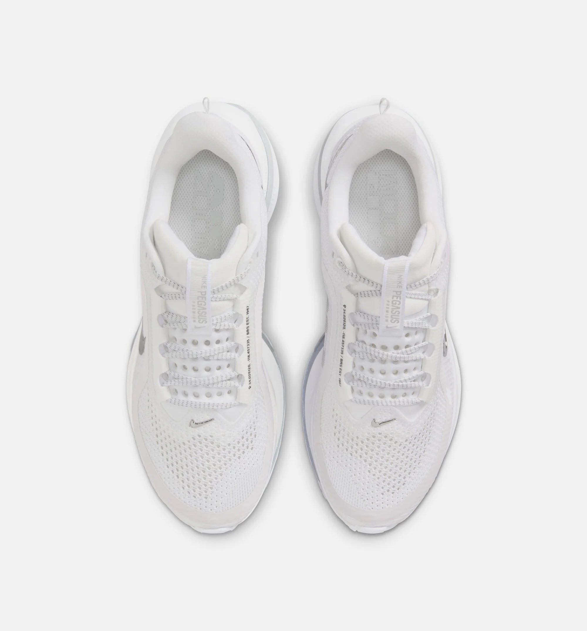 Pegasus Premium Womens Lifestyle Shoe White Metallic Silver Metallic Silver
