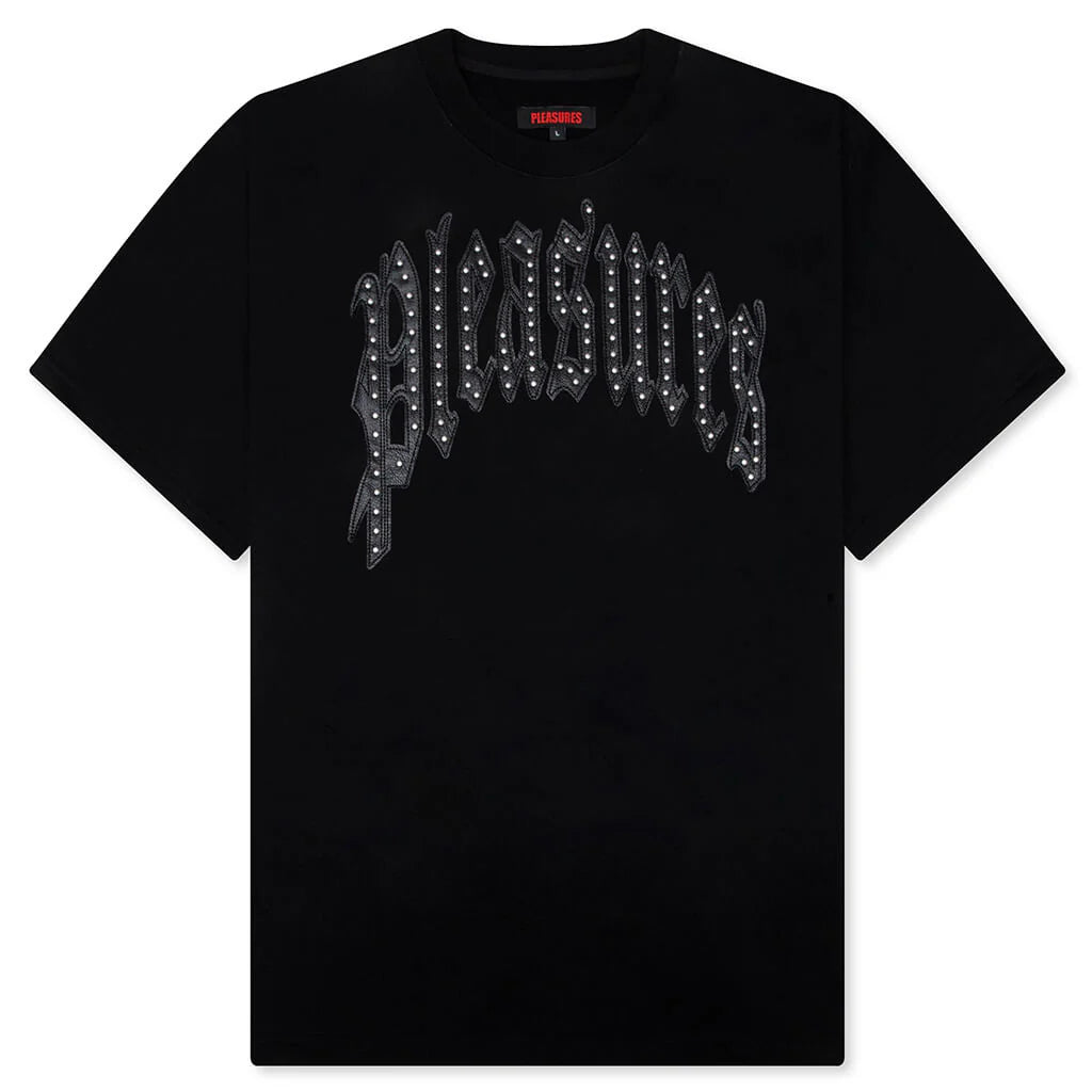 Twitch Studded Crewneck Black