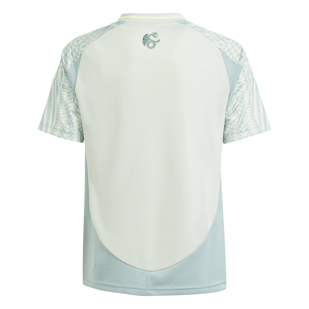 adidas Youth Mexico Away Jersey 2024 Linen Green