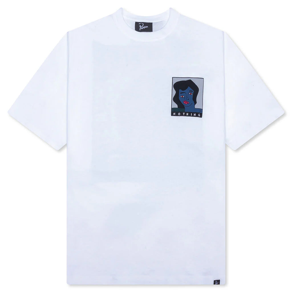 Nothing Please T Shirt White