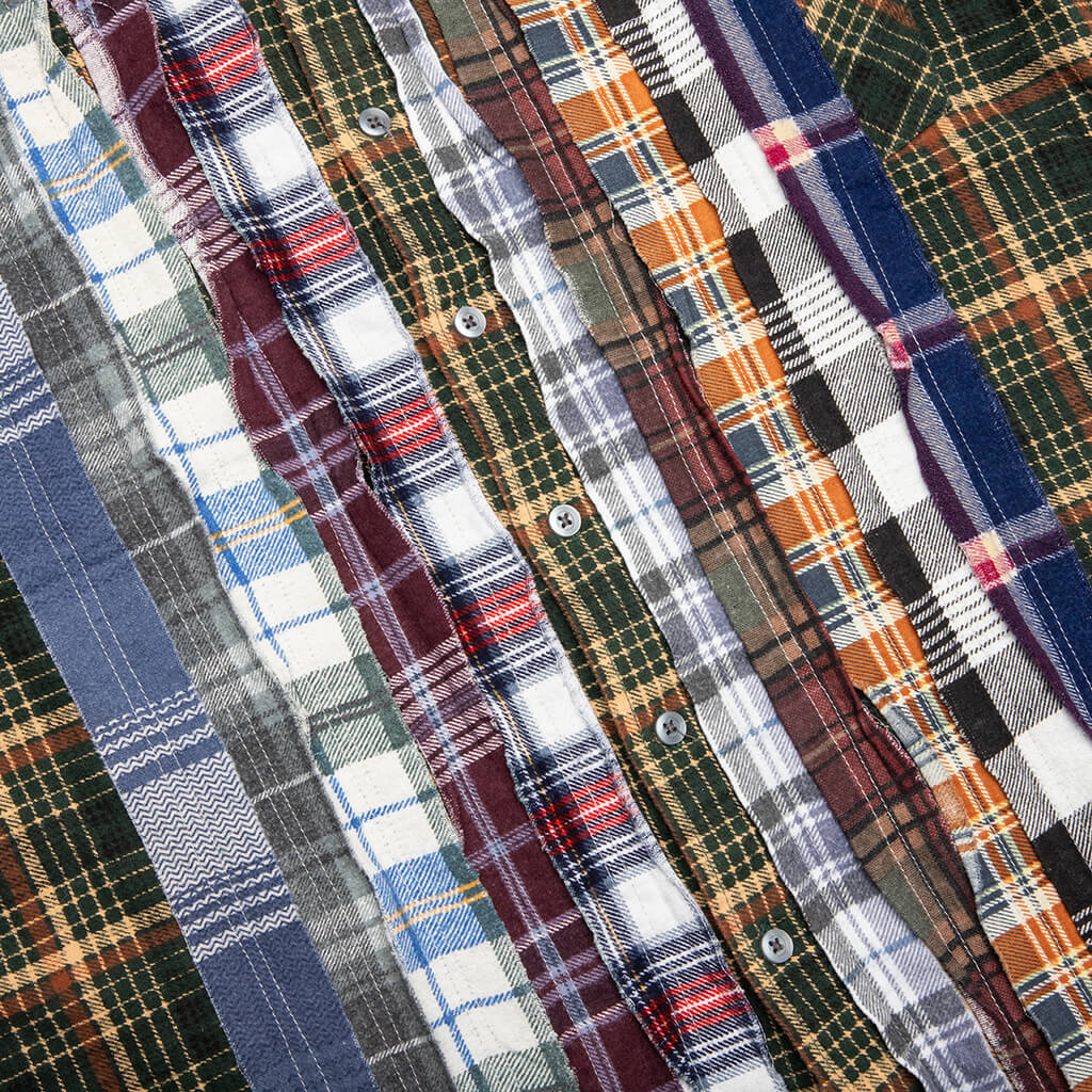 Ribbon Flannel Shirt Assorted