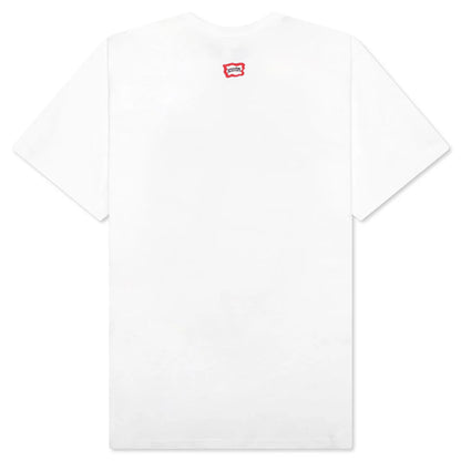 Digital S S Tee White