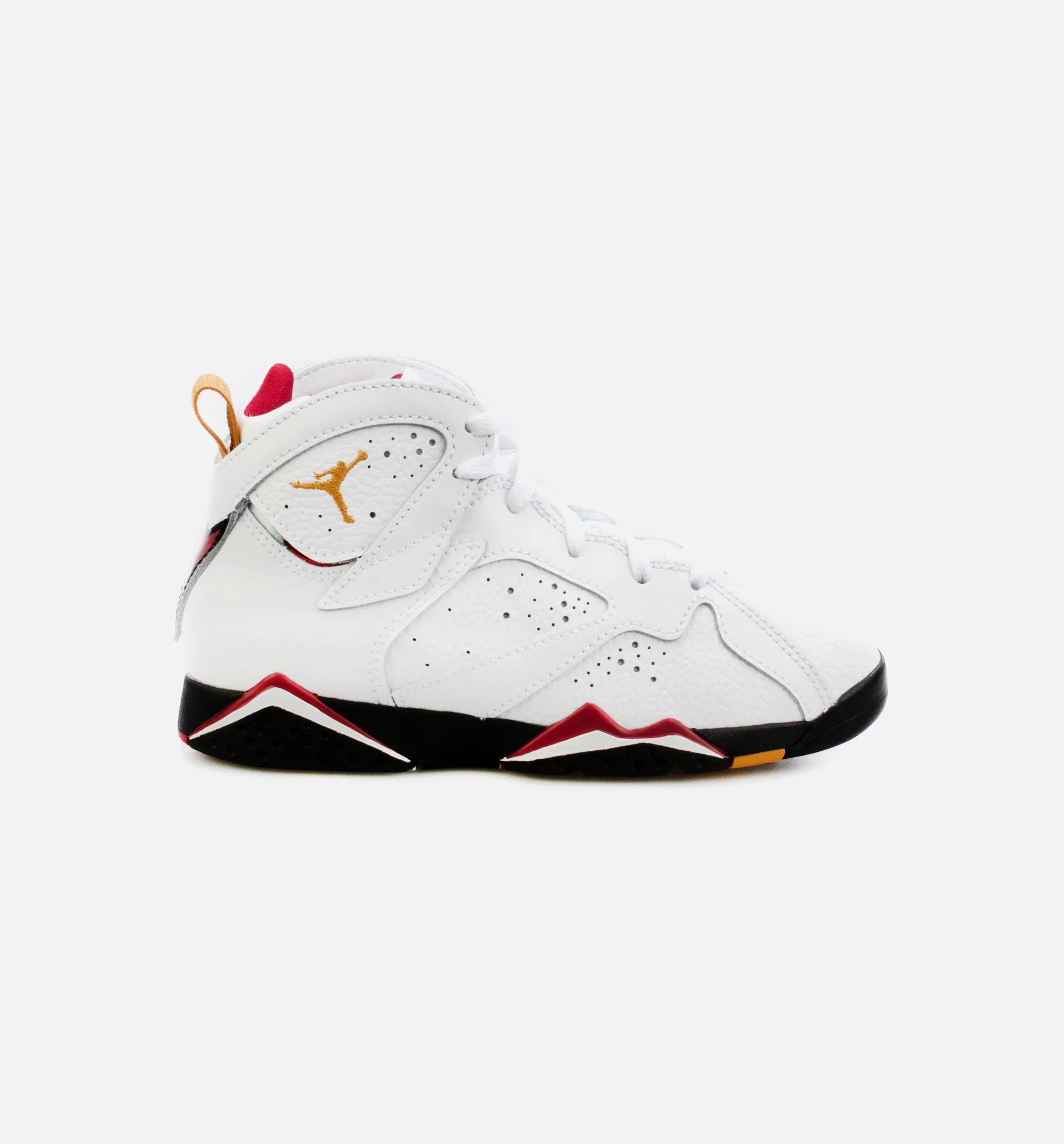 Air Jordan 7 Retro Cardinal Preschool Lifestyle Shoe White Red
