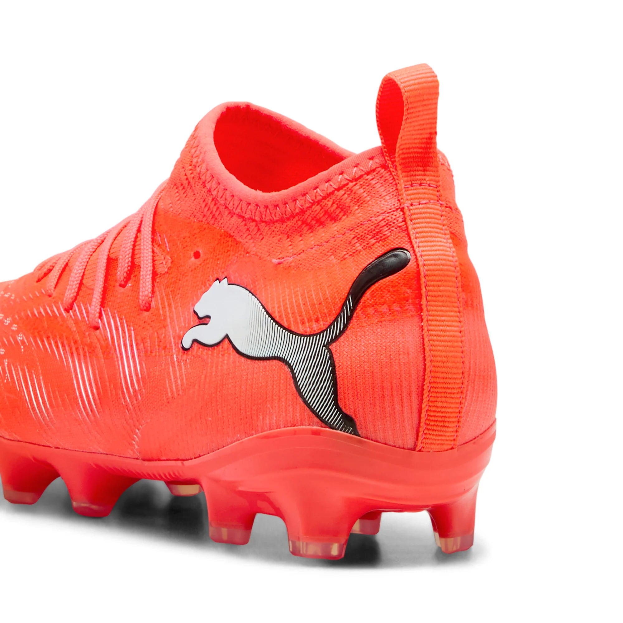 PUMA Future 9 Match FG AG Firm Multi Ground Youth Soccer Cleats Red White Black