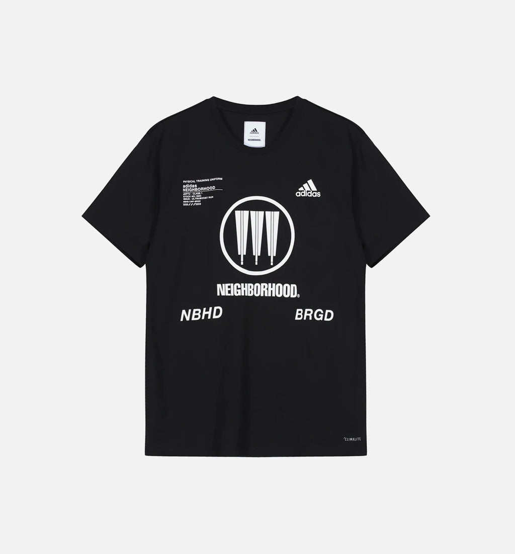 adidas X Neighorhood Mens T Shirt Black White