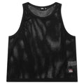 Cotton Big Mesh Tank Black