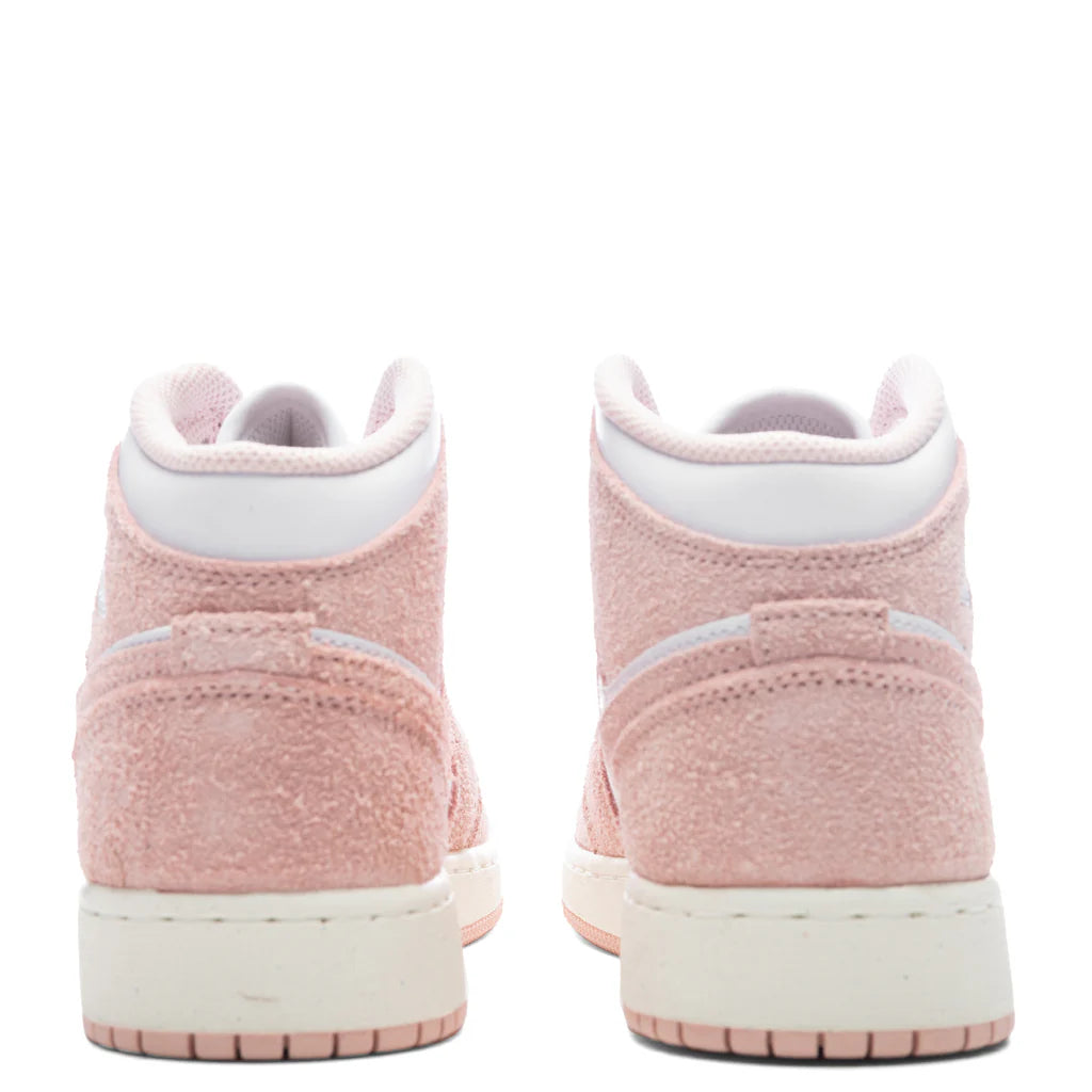 Air Jordan 1 Mid SE GS White Legend Pink Sail