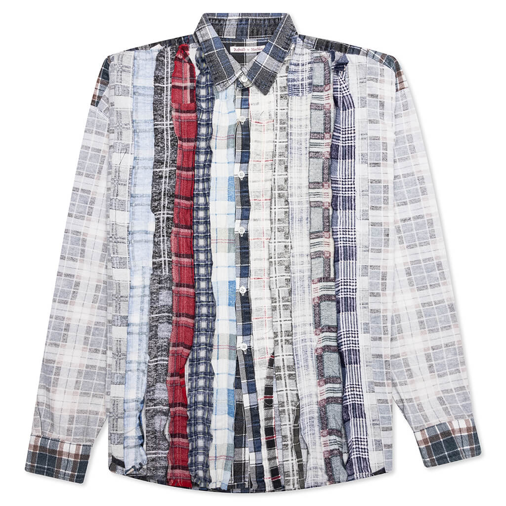 Ribbon Wide IO Flannel Shirt Assorted