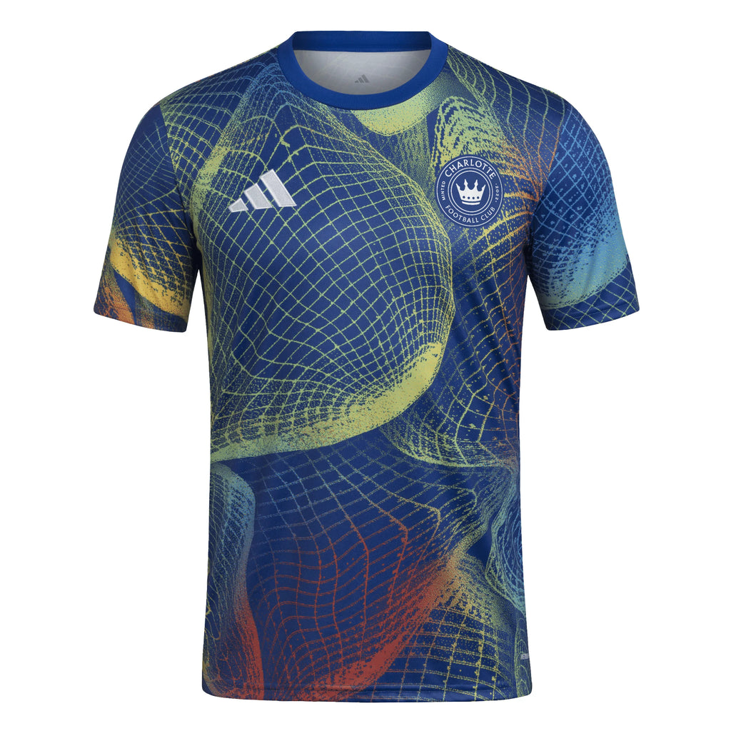 adidas MLS Preshi Uni Mens Soccer Jersey Royal