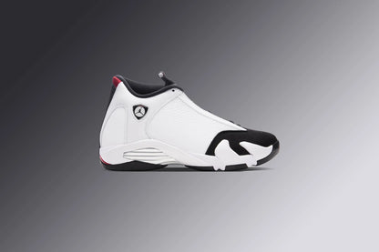 Air Jordan 14 Retro White Varsity Red Black Metallic Silver