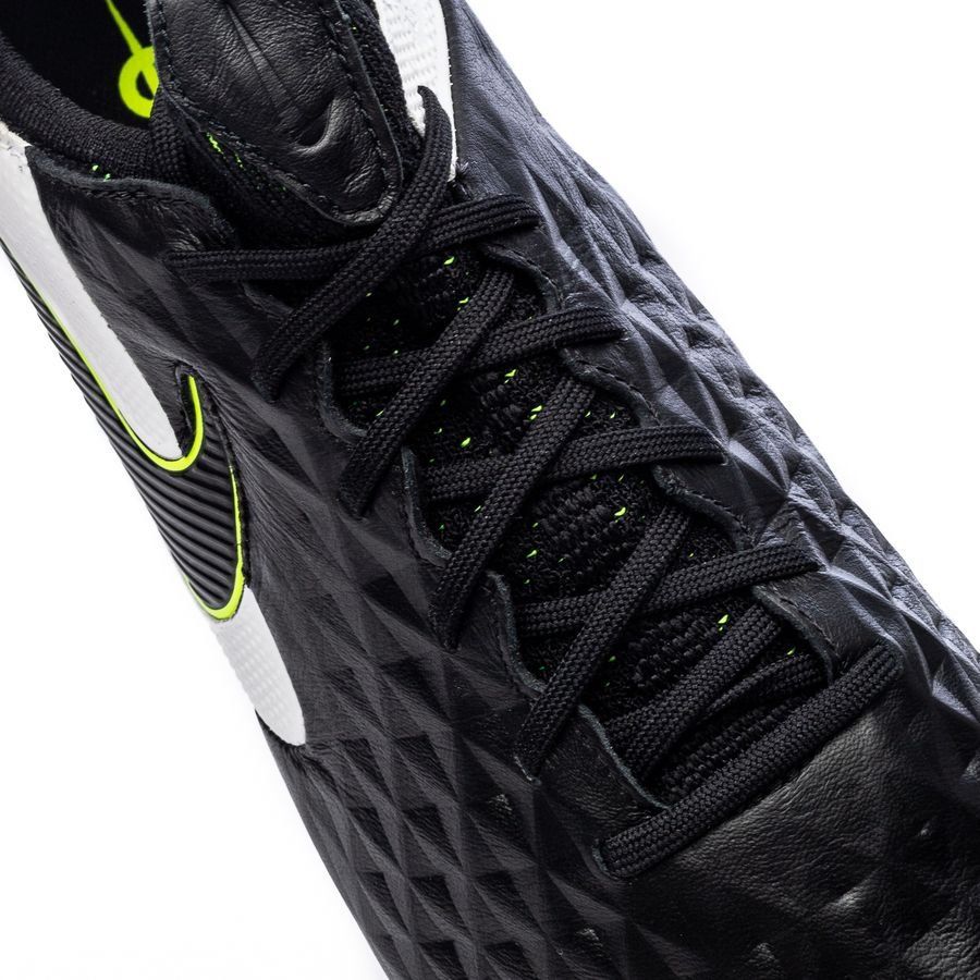 Nike Legend 8 Elite FG Firm Ground Soccer Cleats Black Black White