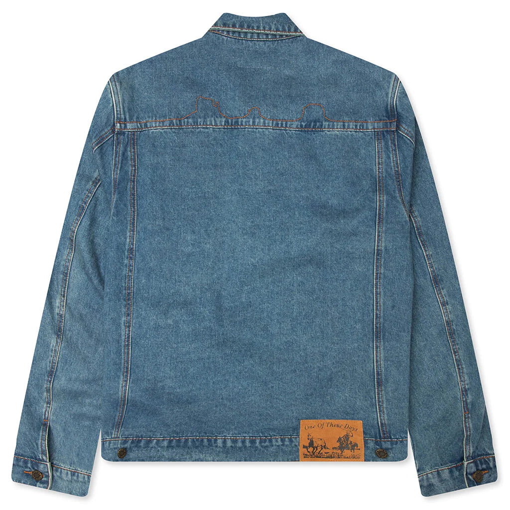 Denim Trucker Jacket Washed Indigo