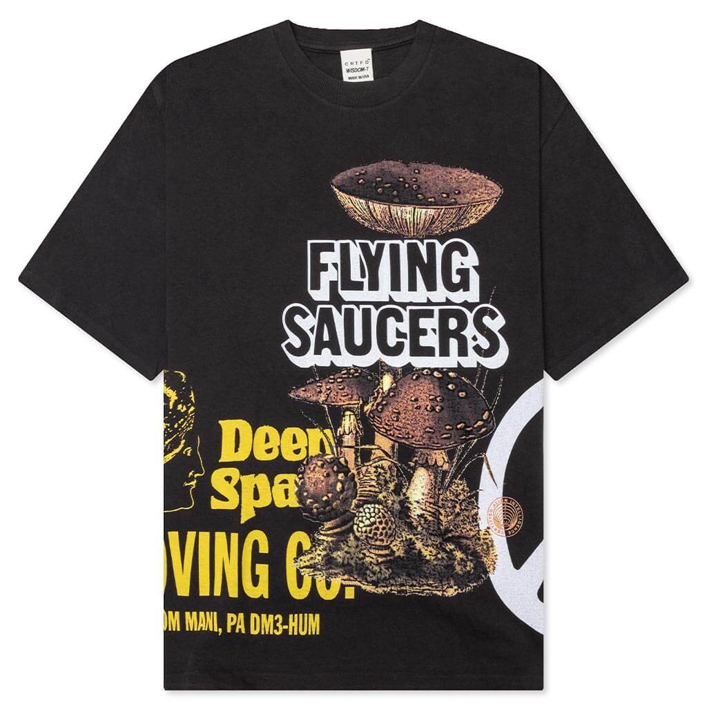 Allover Print Mash up Tee Vintage Black
