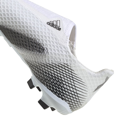 adidas X Ghosted3 Laceless Firm Ground Boots White Blac