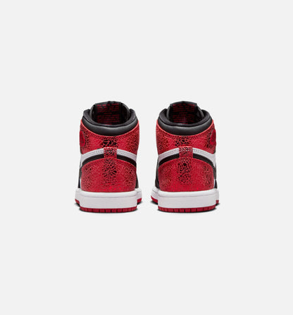 Air Jordan 1 Retro High OG Ruby Preschool Lifestyle Shoe Varsity Red Black White